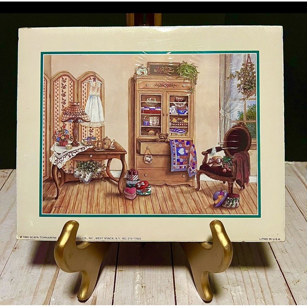 Scafa-Tornabene 1995 Litho 210-17823 10" x 8"Unframed Country Home Print New!